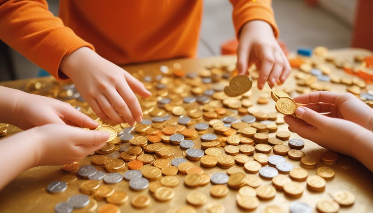 various silver and gold coins
