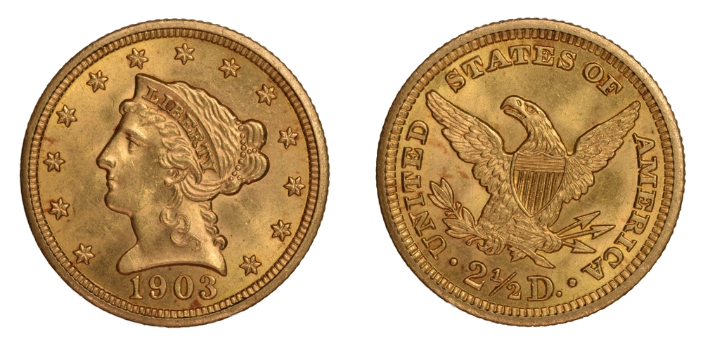 Gold U.S. Liberty Coin