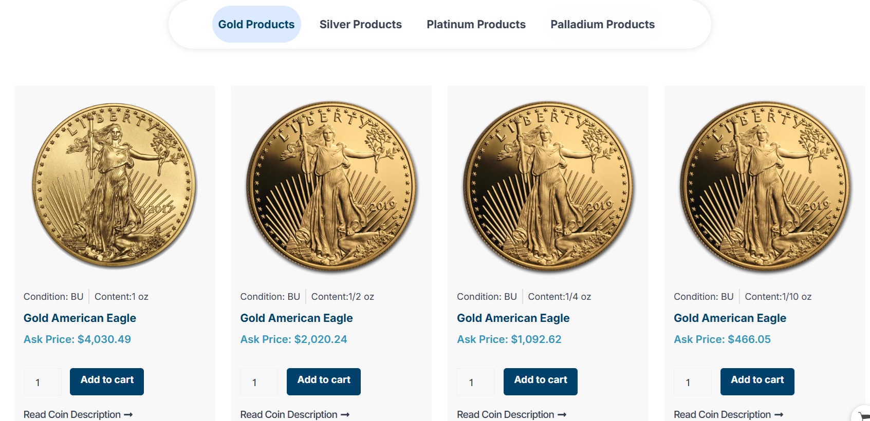 Orion Metal Exchange Products