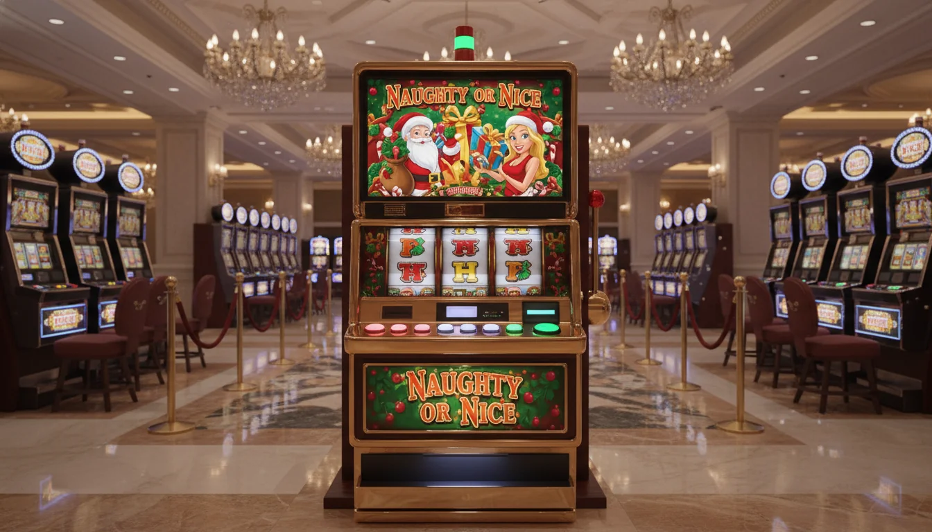 Two cartoon girls from Naughty or Nice slot